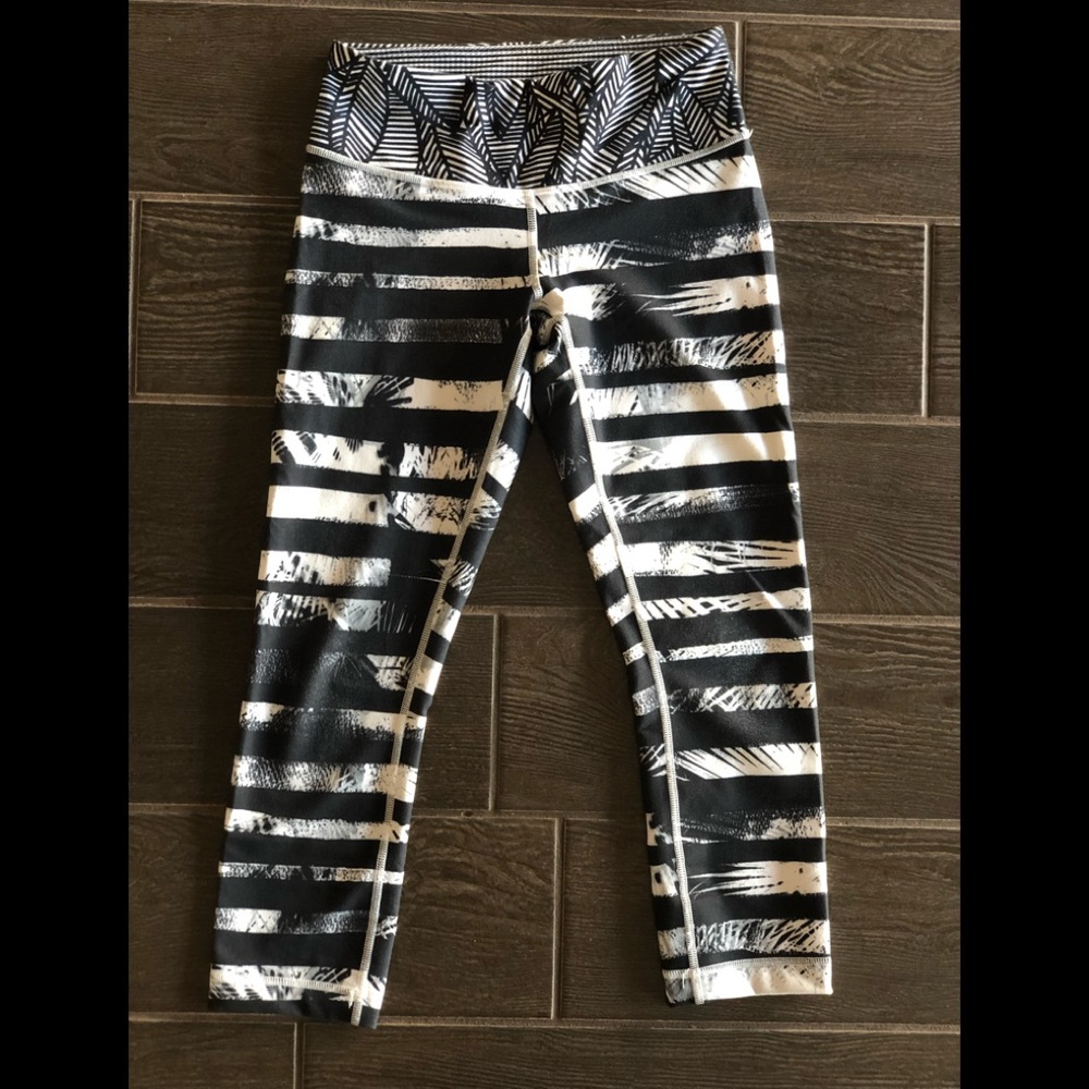 Lululemon Striped Crops